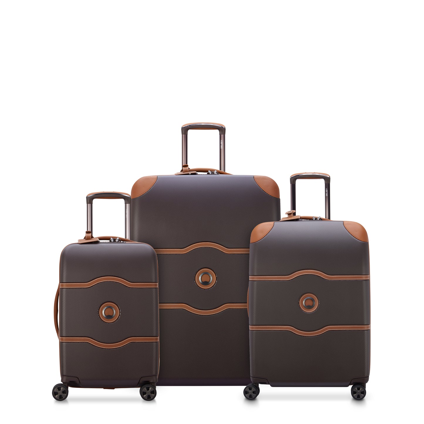 KIT 3 MALAS (P/M/G) - CHATELET AIR 2.0 - CHOCOLATE