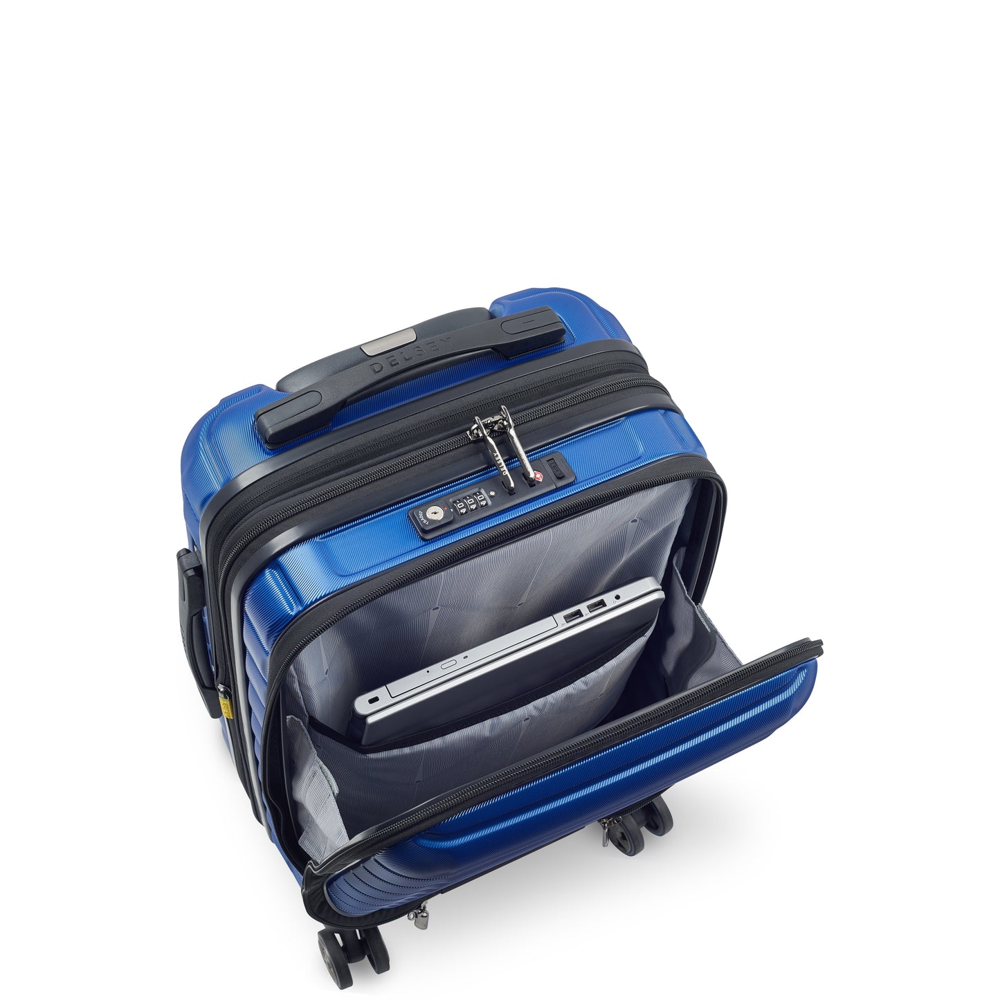 MALA BORDO EXPANSÍVEL COM PORTA NOTEBOOK - SHADOW 5.0 AZUL ESCURO