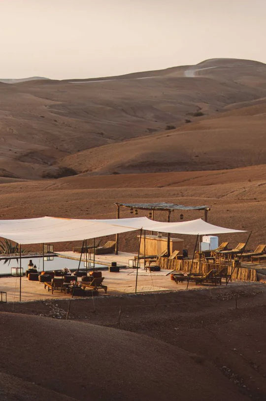 Tendas no deserto
