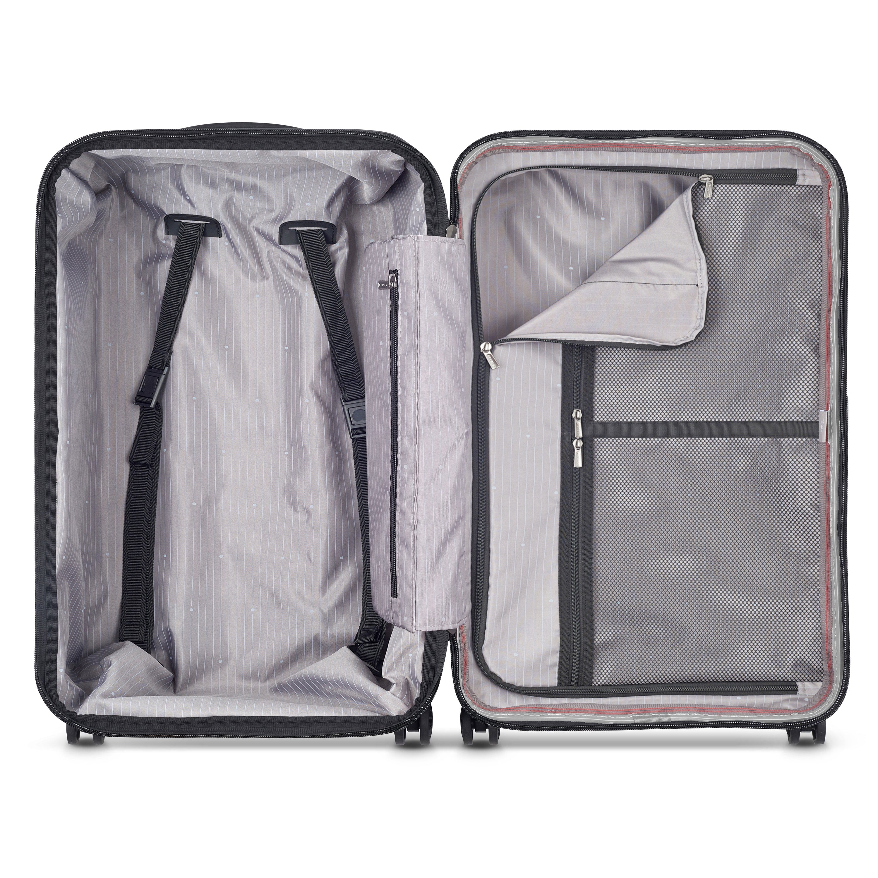 Mala Média Expansível Securitime Zip Cinza - DELSEY PARIS | TSA