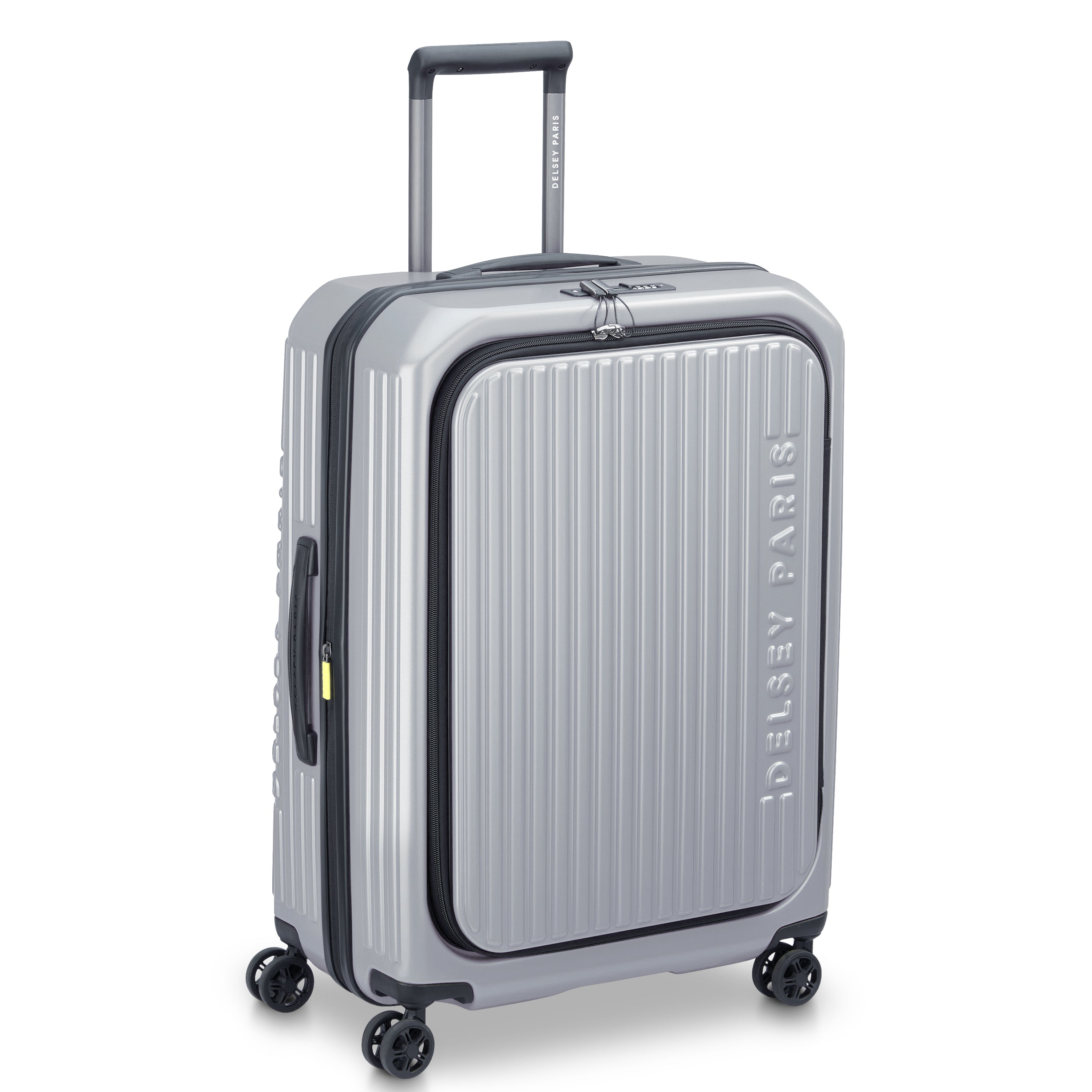 DELSEY 
デルセー　スーツケース　110L Mala Média Front Opening Securitime Zip Cinza - DELSEY | TSA 4
