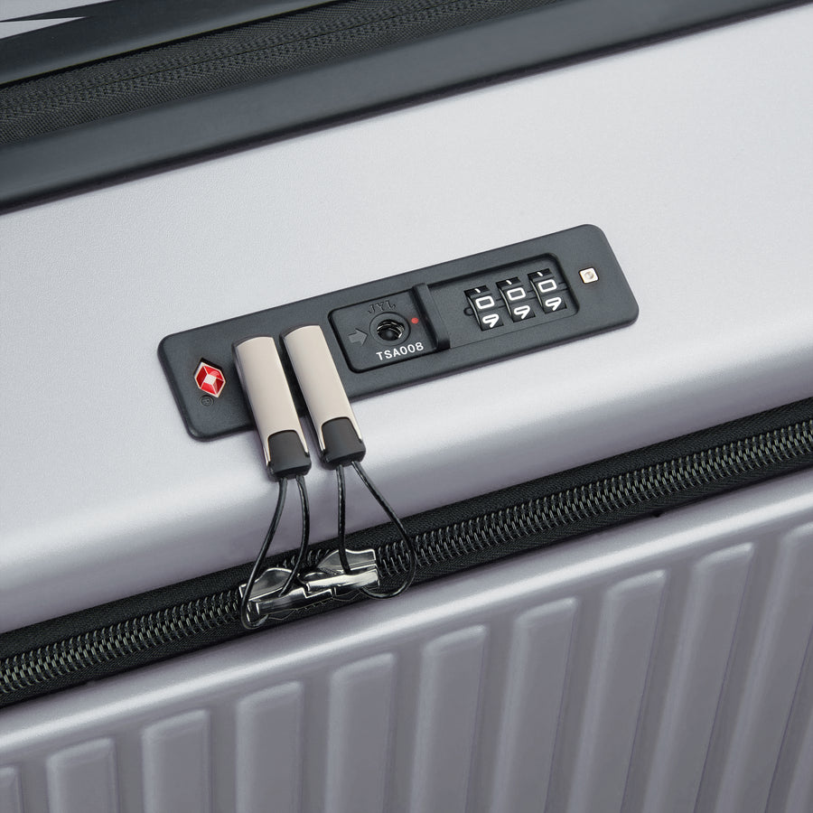 MALA MEDIA EXPANSÍVEL - SECURITIME ZIP CINZA