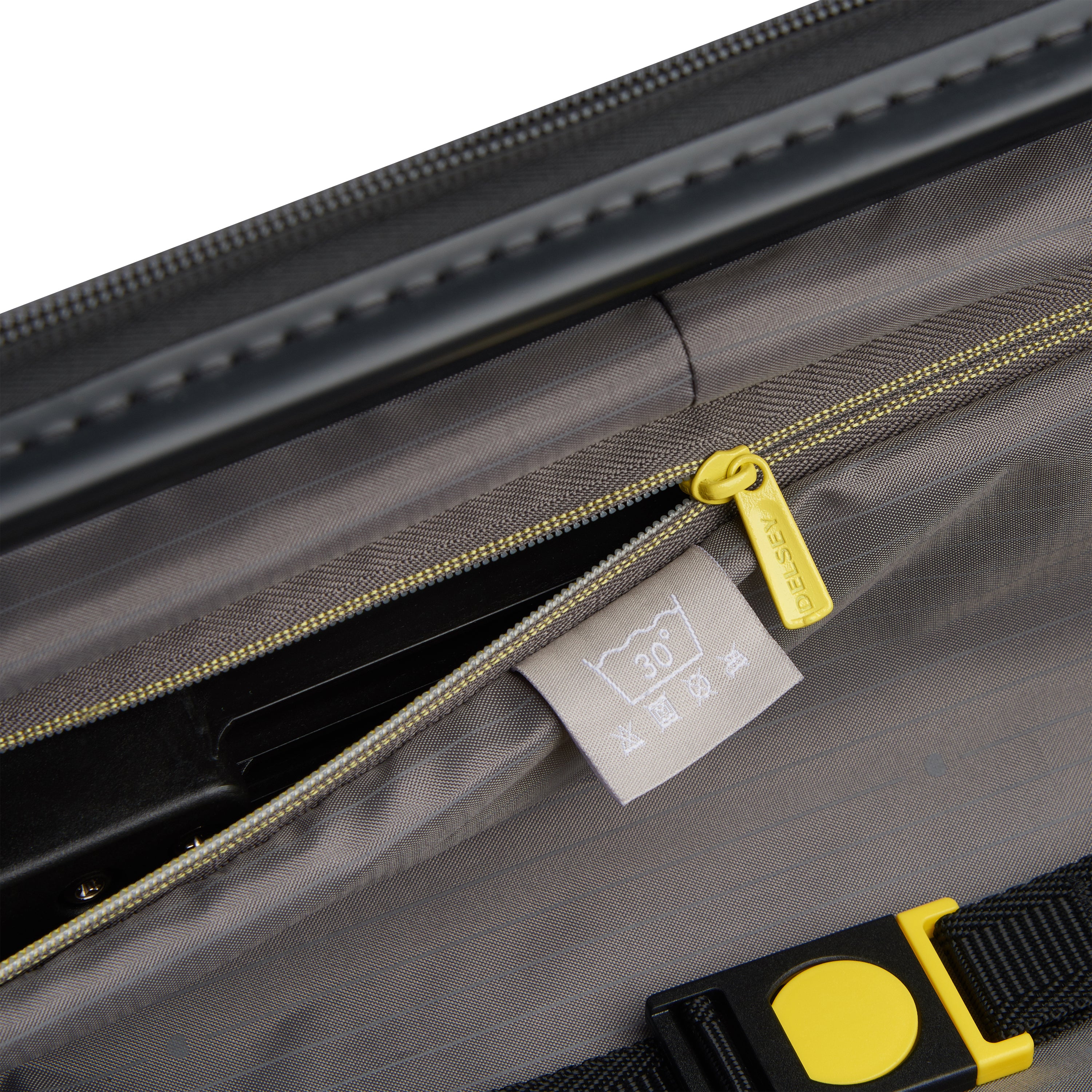 Mala Média Front Opening Securitime Zip Cinza - DELSEY | TSA 4