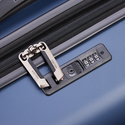 MALA MEDIA EXPANSÍVEL 68 CM 4 RODAS DUPLAS - AIR ARMOUR AZUL ESCURO