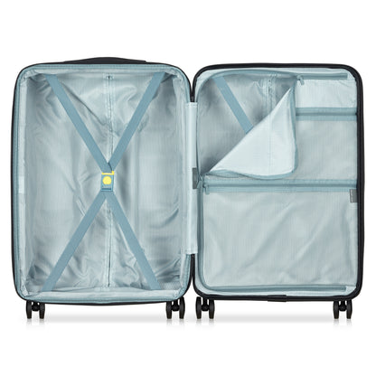 MALA MEDIA EXPANSÍVEL 68 CM 4 RODAS DUPLAS - AIR ARMOUR PRETO