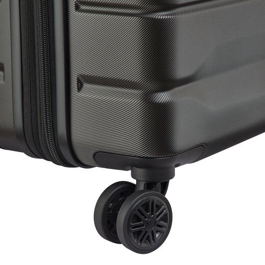 MALA MEDIA EXPANSÍVEL 68 CM 4 RODAS DUPLAS - AIR ARMOUR PRETO