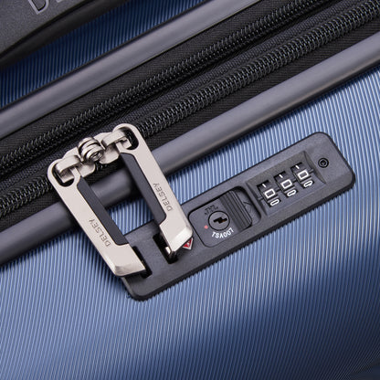 MALA BORDO EXPANSÍVEL 55 CM 4 RODAS DUPLAS - AIR ARMOUR AZUL ESCURO