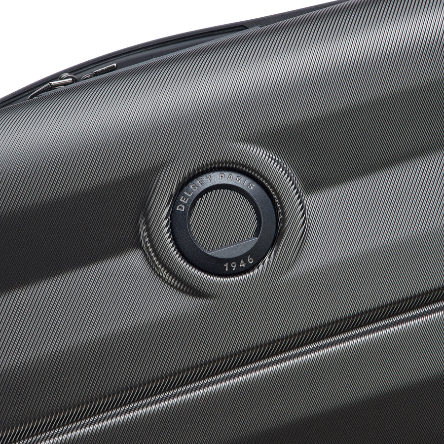 MALA BORDO EXPANSÍVEL 55 CM 4 RODAS DUPLAS - AIR ARMOUR PRETO