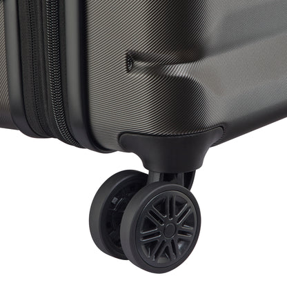 MALA BORDO EXPANSÍVEL 55 CM 4 RODAS DUPLAS - AIR ARMOUR PRETO