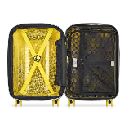 MALA BORDO EXPANSÍVEL - REMPART 2.0 AMARELO TRANSLUCIDO