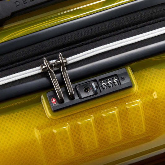 MALA BORDO EXPANSÍVEL - REMPART 2.0 AMARELO TRANSLUCIDO