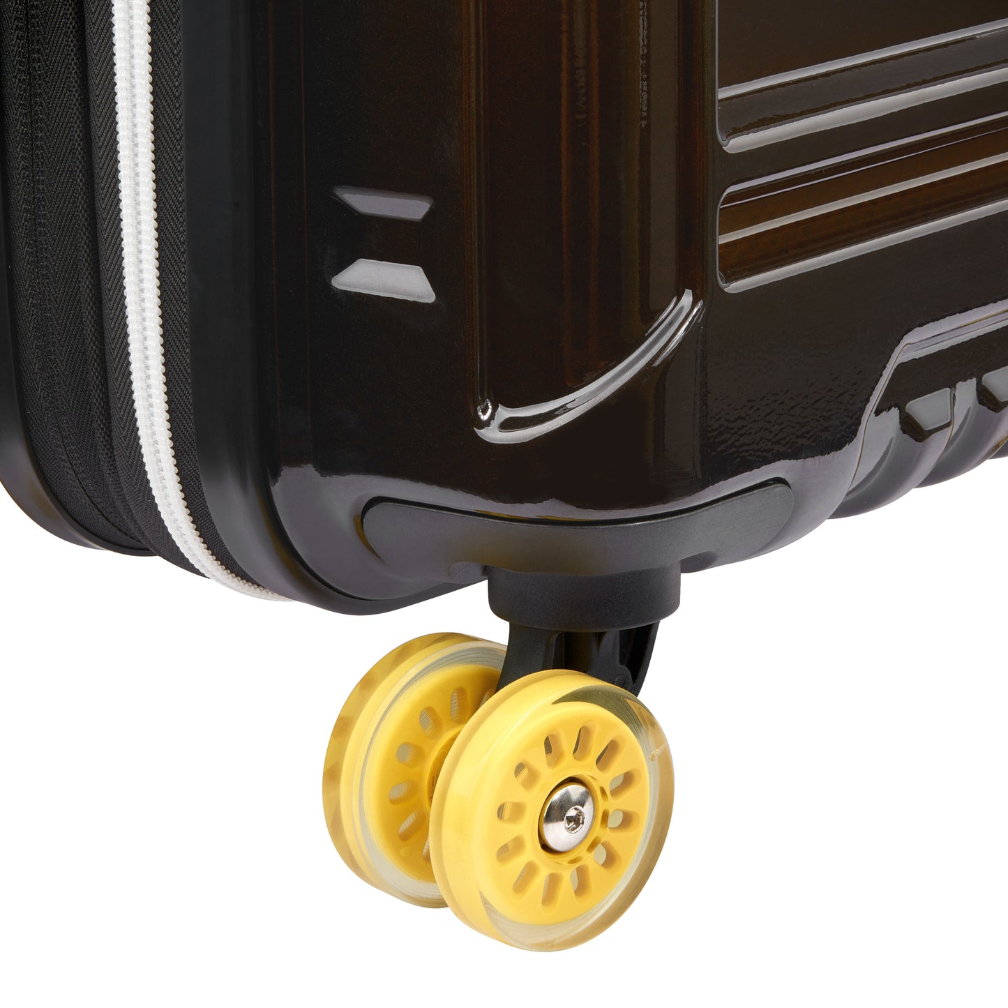 MALA BORDO EXPANSÍVEL - REMPART 2.0 AMARELO TRANSLUCIDO