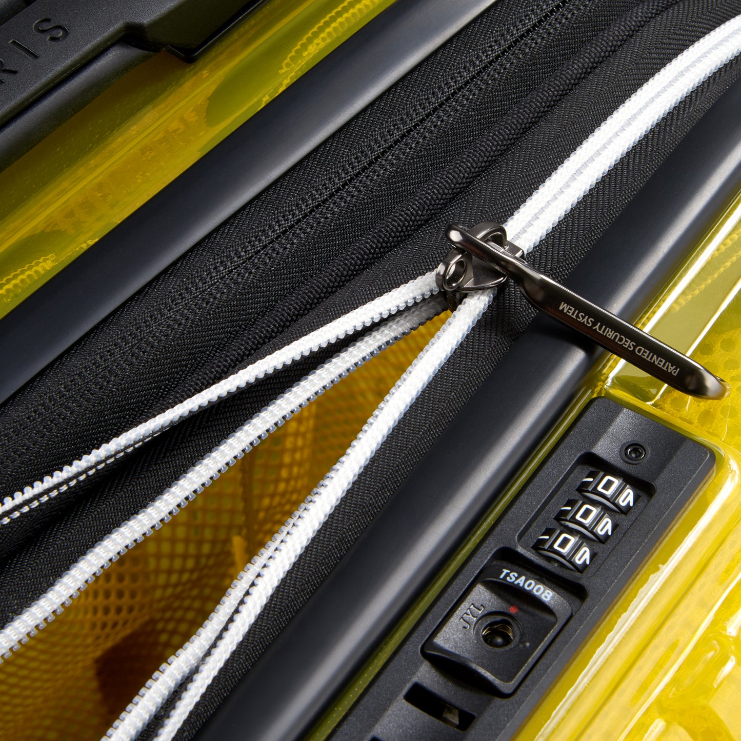 MALA BORDO EXPANSÍVEL - REMPART 2.0 AMARELO TRANSLUCIDO