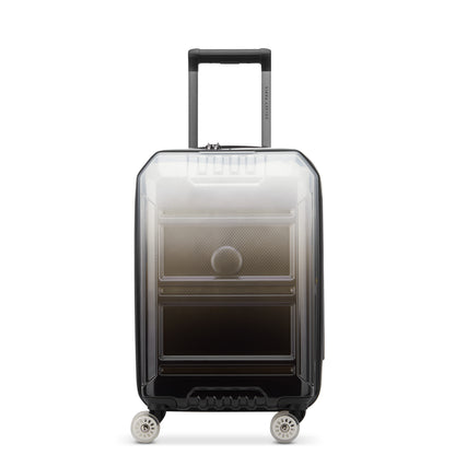 MALA BORDO EXPANSÍVEL - REMPART 2.0 CINZA TRANSLUCIDO