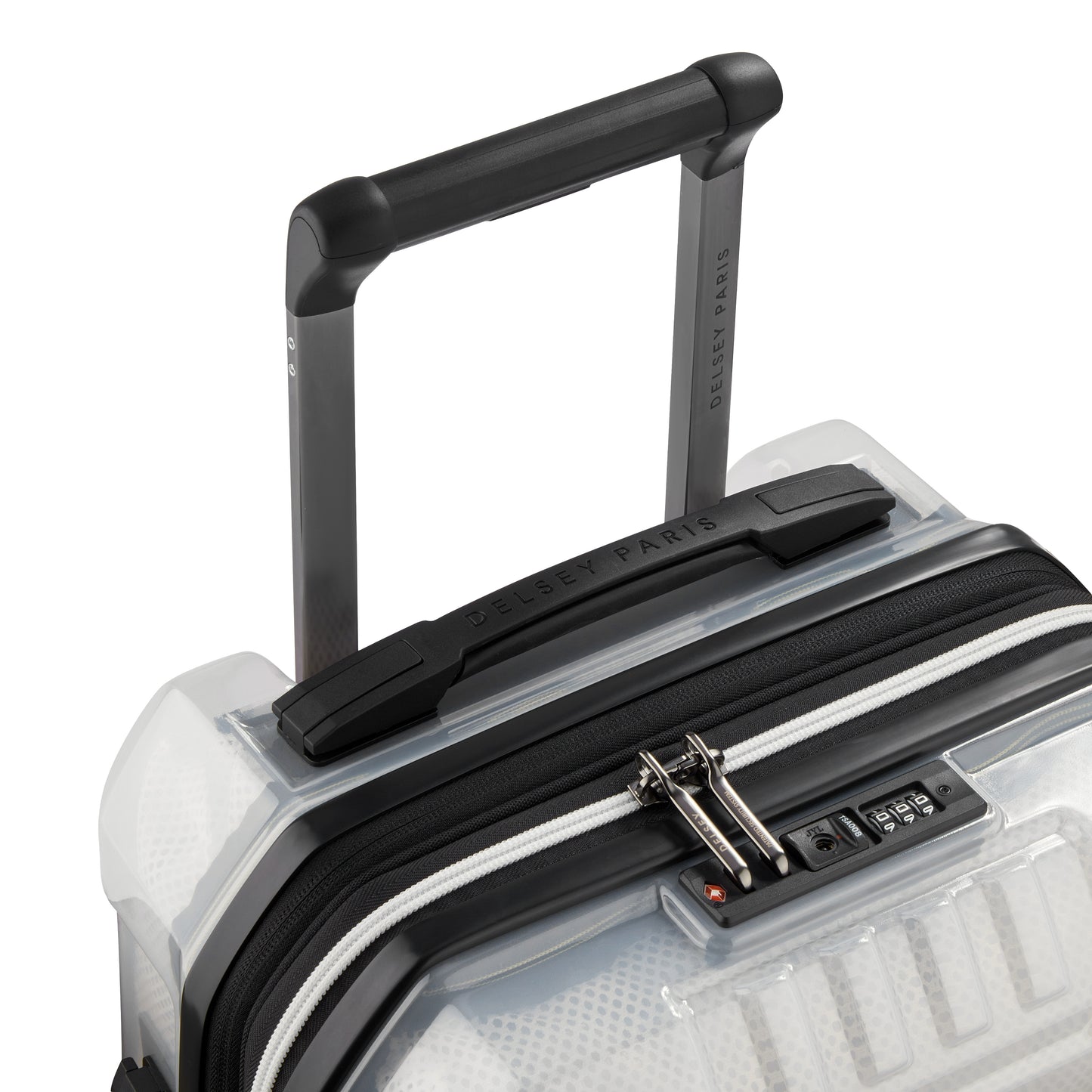 MALA BORDO EXPANSÍVEL - REMPART 2.0 CINZA TRANSLUCIDO