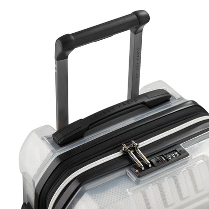 MALA BORDO EXPANSÍVEL - REMPART 2.0 CINZA TRANSLUCIDO