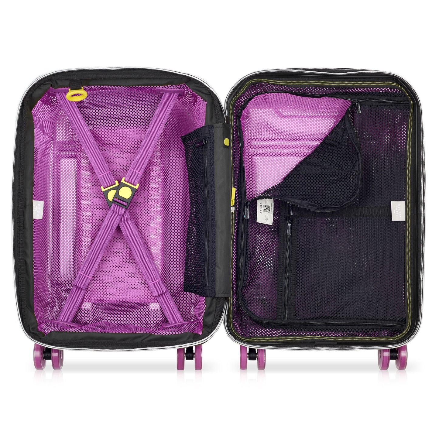 MALA BORDO EXPANSÍVEL - REMPART 2.0 VIOLETA TRANSLUCIDO