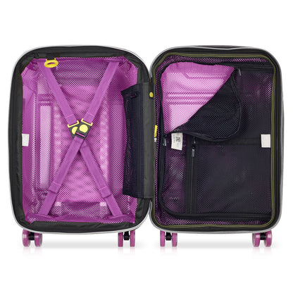 MALA BORDO EXPANSÍVEL - REMPART 2.0 VIOLETA TRANSLUCIDO