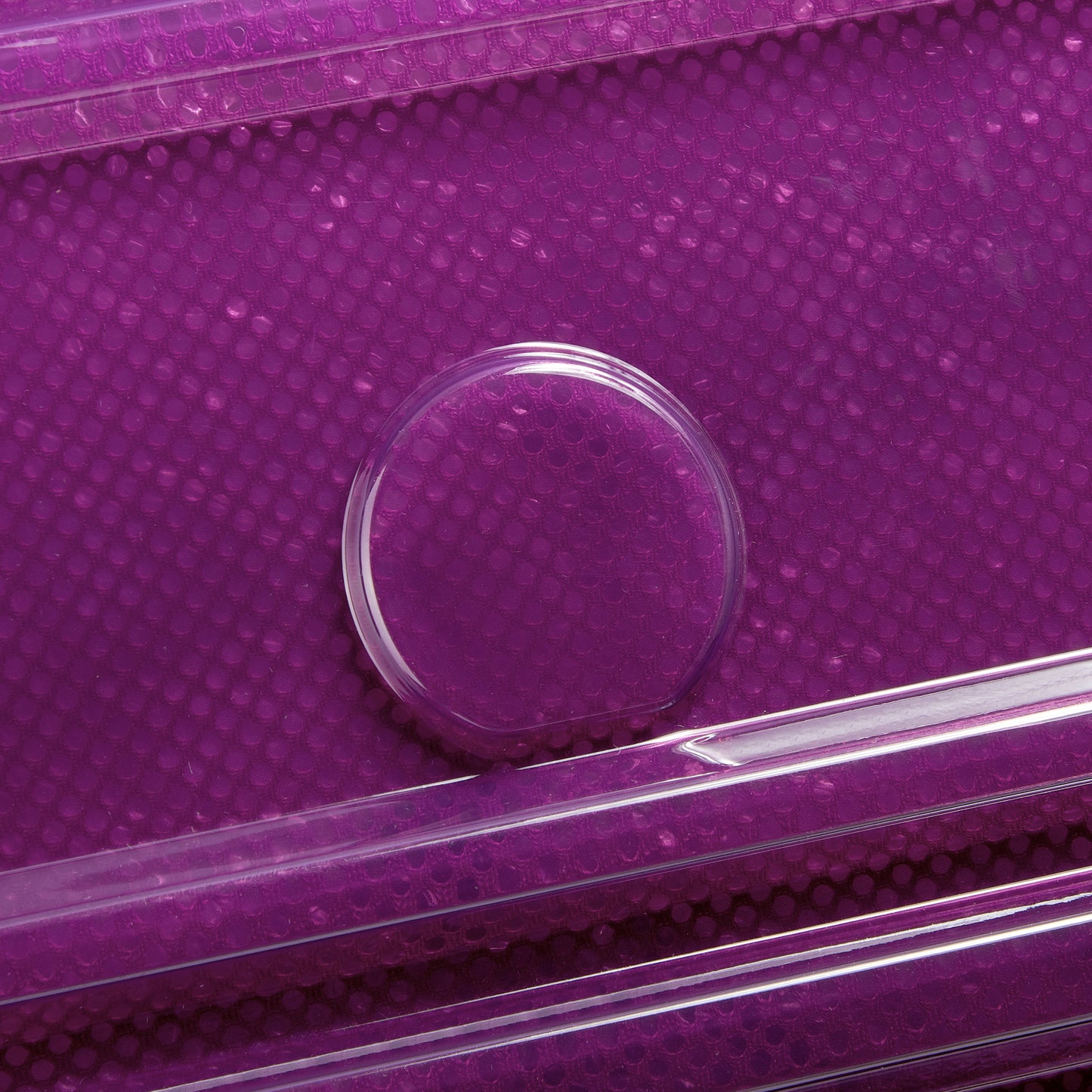 MALA BORDO EXPANSÍVEL - REMPART 2.0 VIOLETA TRANSLUCIDO