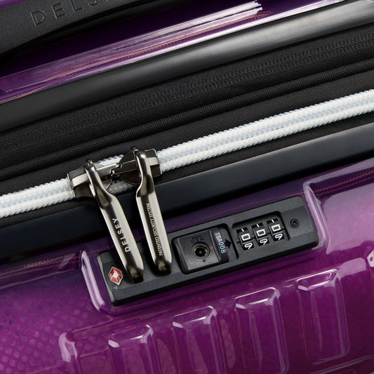 MALA BORDO EXPANSÍVEL - REMPART 2.0 VIOLETA TRANSLUCIDO