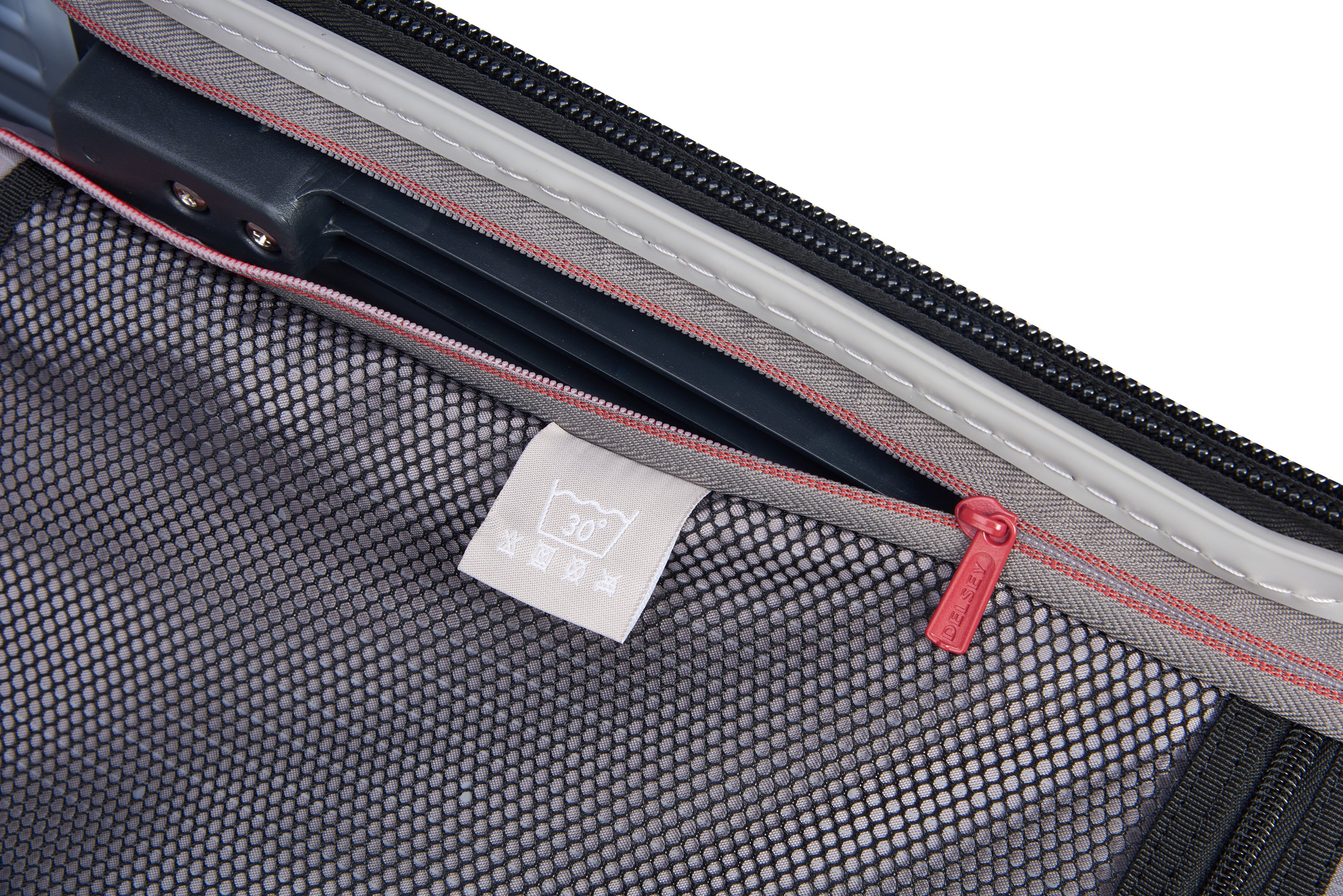 Mala Trunk Média Securitime Zip Cinza | Formato Clássico | DELSEY