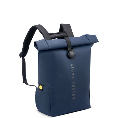 MOCHILA NOTEBOOK ROLL TOP - TURENNE AZUL ESCURO