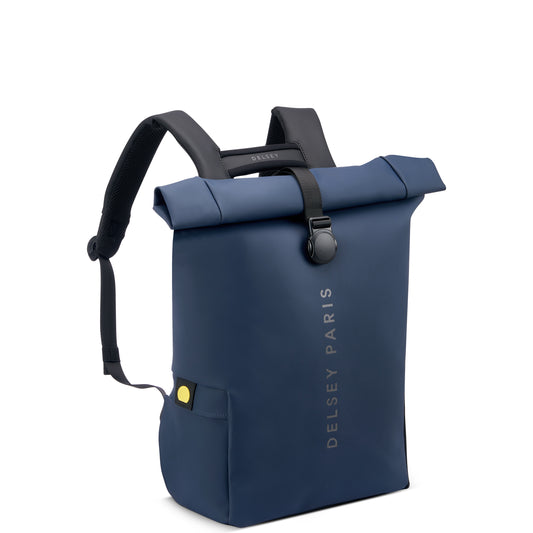 MOCHILA NOTEBOOK ROLL TOP - TURENNE AZUL ESCURO