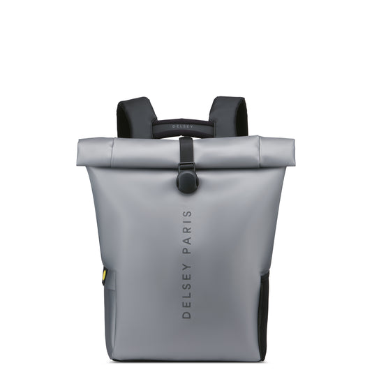 MOCHILA NOTEBOOK ROLL TOP - TURENNE CINZA CLARO