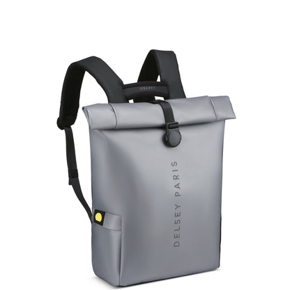 MOCHILA NOTEBOOK ROLL TOP - TURENNE CINZA CLARO