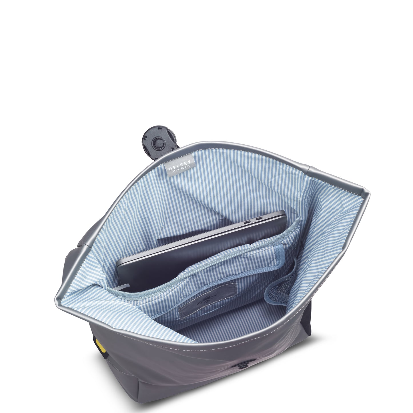 MOCHILA NOTEBOOK ROLL TOP - TURENNE CINZA CLARO