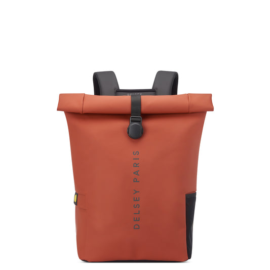 MOCHILA NOTEBOOK ROLL TOP - TURENNE VERMELHA CLARO