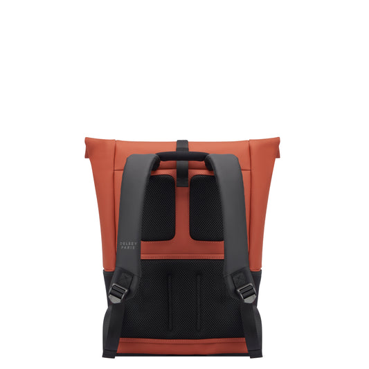 MOCHILA NOTEBOOK ROLL TOP - TURENNE VERMELHA CLARO