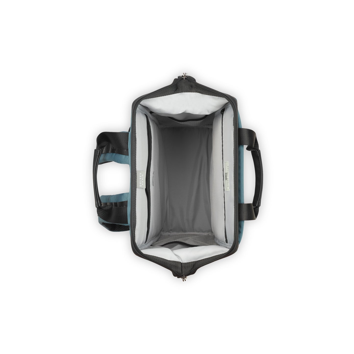 Mochila DELSEY para notebook com compartimento interno espaçoso, design resistente e alças acolchoadas para maior conforto e proteção dos acessórios.